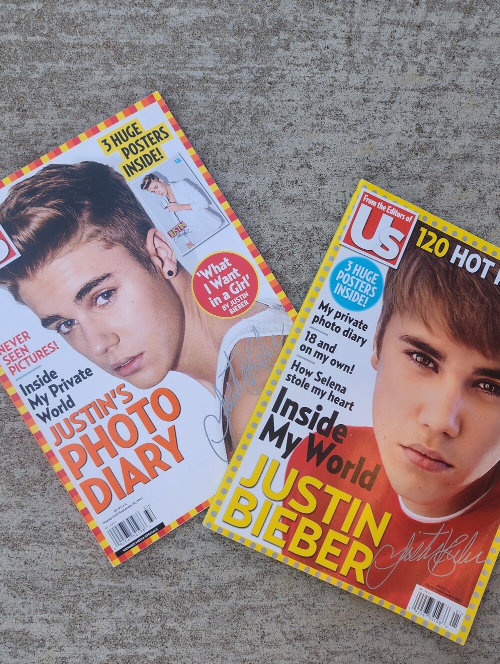 US Magazine Justin Bieber 'Inside My World' & 'Inside My Private World' Bundle